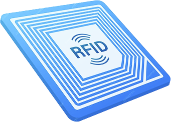Etiqueta e antena RFID 125 kHz